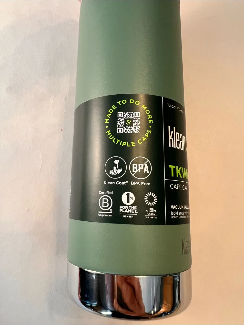 TKWide Insulated Travel Mug - Green